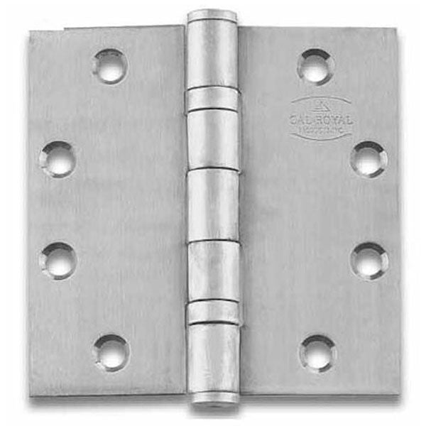 Hinges w/Non-Removable Pin (Brushed Chrome)