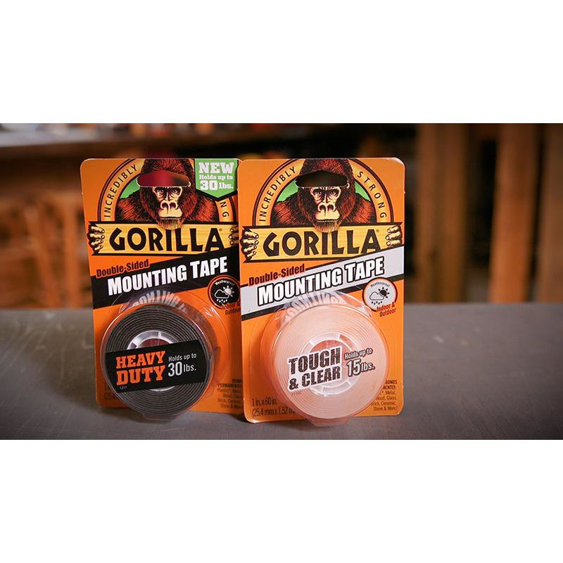 Gorilla Tough & Clear Mounting Tape 1" x 60"
