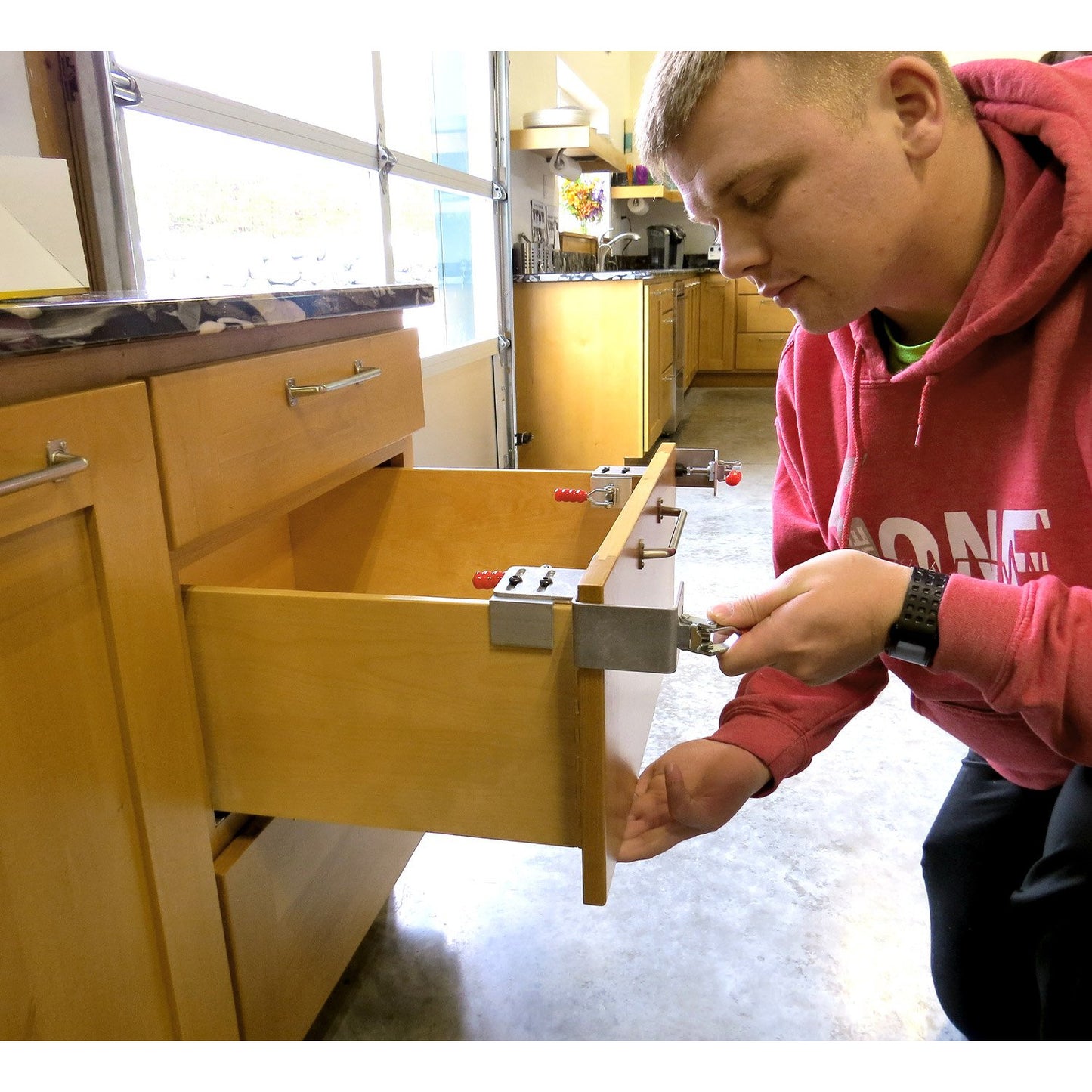 Drawer Front Clamps Pair