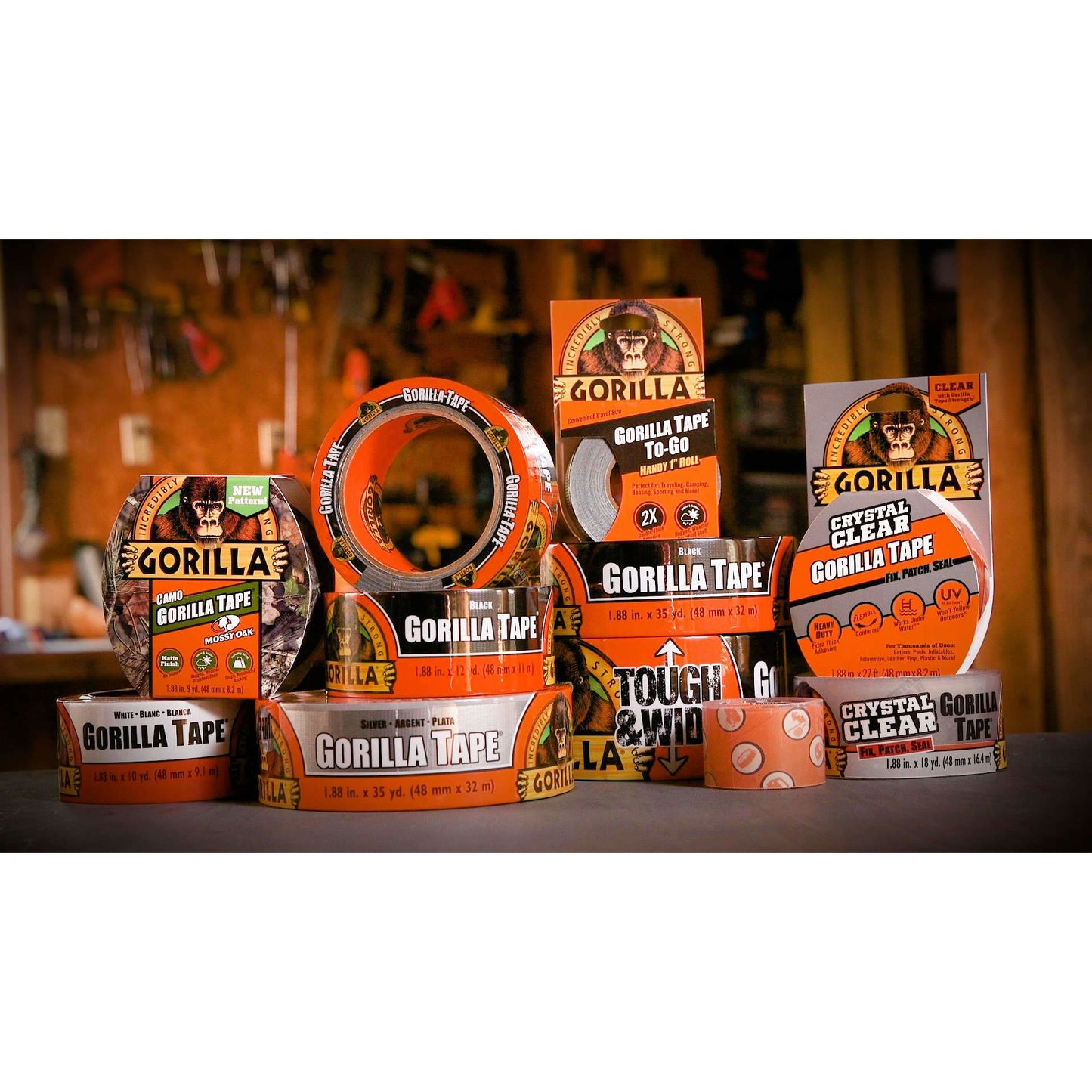 Gorilla Tough & Clear Mounting Tape 1" x 60"