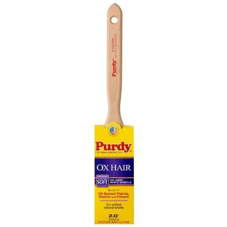 Purdy 144300020 Ox-Hair Series Ox-O-Thin Flat Trim Paint Brush, 2 inch