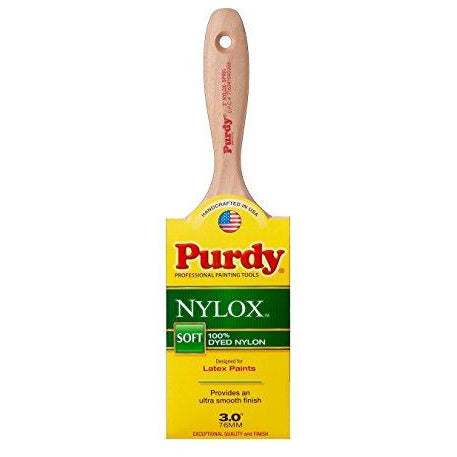 Purdy 144380230 Nylox Series Sprig Flat Trim Paint Brush, 3 inch