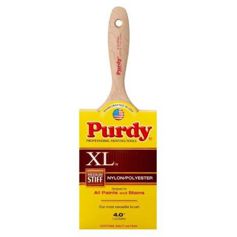 Purdy 144380340 XL Series Sprig Flat Trim Paint Brush, 4 inch