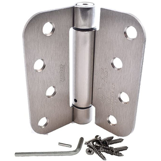 Satin Nickel 4x4 Door Hinge (2-Pack)