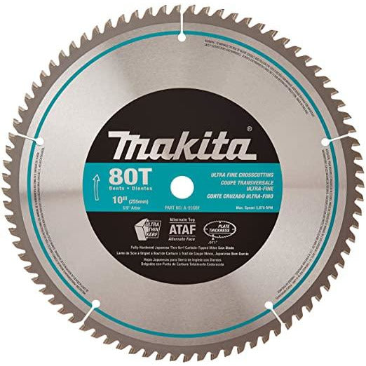 Miter Saw Blade 80 Tooth 10 in