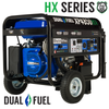 DuroMax 4,850-Watt Dual Fuel Gas Propane Portable Generator with CO Alert
