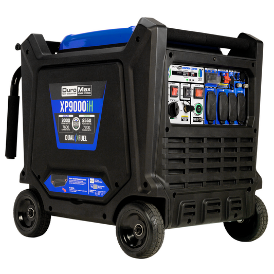 DuroMax 9000-Watt Dual Fuel Digital Inverter Hybrid Portable Generator