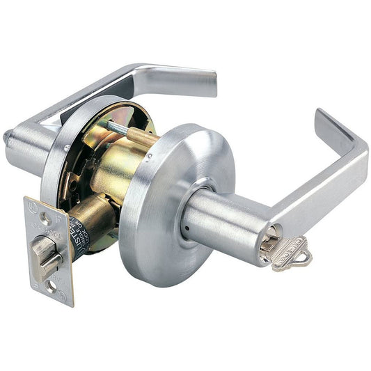 Pioneer Commercial Entrance Lock Satin Chrome